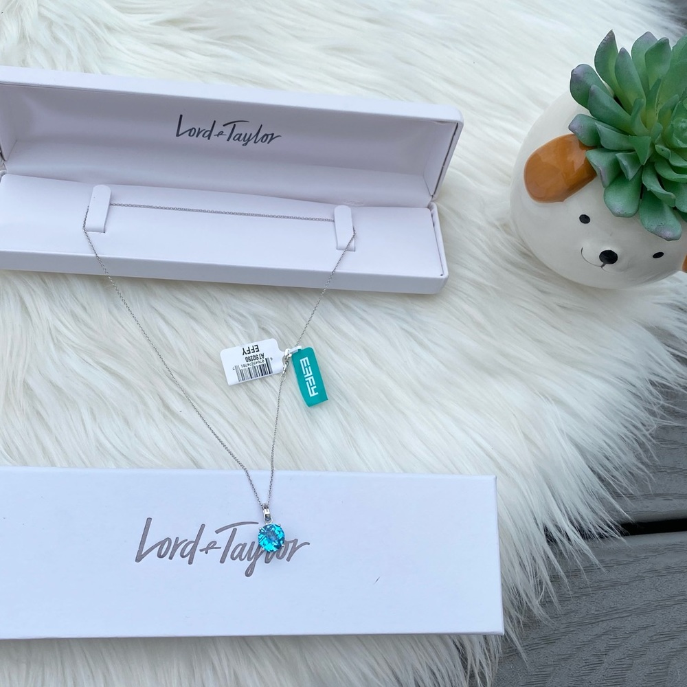 Effy Ocean Bleu Topaz Necklace